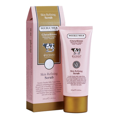 Scentio Double Milk Triple White Skin Refining Scrub