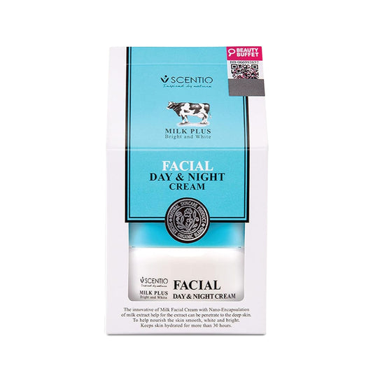 Scentio Milk Plus Organic Whitening Face Day & Night Cream – 30 Hours