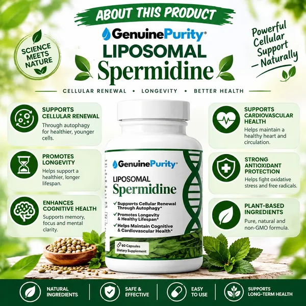 Bounty Bliss Genuine Purity Liposomal Spermidine  60 capsules — photo 4