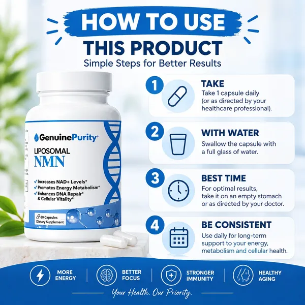 Bounty Bliss Genuine Purity Liposomal NMN 60 capsules — photo 4