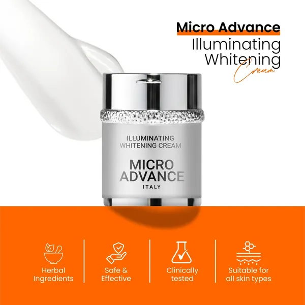 Bounty Bliss Micro Advance Italy Illuminating & Brightening Glutathione PDRN Cream for Radiant Skin, Hydrating & Skin Tone Face Moisturizer, Suitable for All Skin Types — photo 4