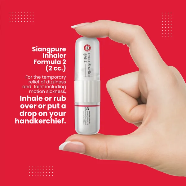 Bounty Bliss SIANG PURE Nasal Relief Inhaler 2 in 1 Inhaler |Refreshing And Aroma Oil Stick For Relief Of Nasal Congestion And Vertigo — photo 2