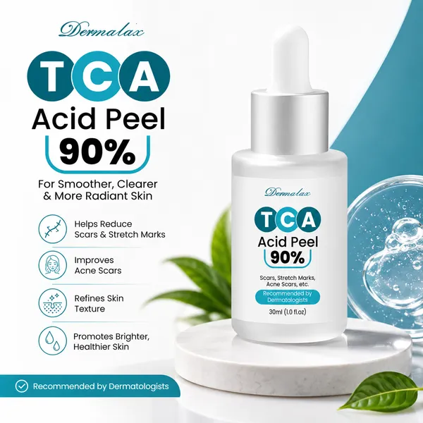 Bounty Bliss Dermalax TCA Peel 90%  Professional Deep Exfoliating Radiance Chemical Peel 30 ml — photo 2
