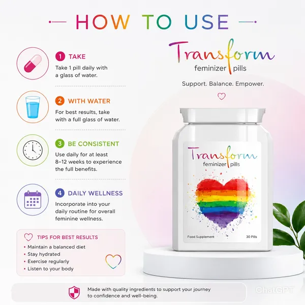 Bounty Bliss Transform Feminizer Pills | Daily Dietary Supplement for Feminine Wellness Support | Premium Formula — photo 1