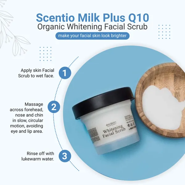 Bounty Bliss Scentio Milk Plus Organic Whitening Facial Mask 100 ML (Made In Thailand) — photo 2