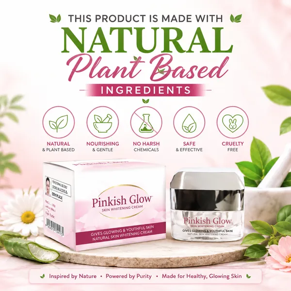 Bounty Bliss Pinkish Glow Skin Whitening Cream 30g | Brightening & Lightening Face Cream | Reduces Dark Spots, Pigmentation & Uneven Skin Tone | Hydrating Glow Cream for All Skin Types — photo 3