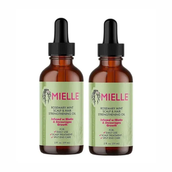 Bounty Bliss Mielle Natural Rosemary Hair Oil For Men & Women Promotes Hair Growth & Reduces Hair Fall 59 ML (Pack Of 2) — photo 1