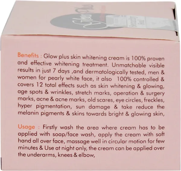 Bounty Bliss Glow Plus Pink Whitening Cream Glutathione Body Whitening For Brightening & Glowing Skin cream — photo 4