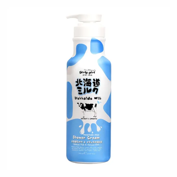 Bounty Bliss Scentio Girly Girl Hokkaido (Japanese Cream) Milk Moisture Rich Shower Cream (Made In THAILAND). Can use as Bubble Foam Bath as well. Perfect For Winter Shower Cream 700 ML. Made In Natur — photo 1