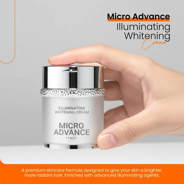 Bounty Bliss Micro Advance Italy Illuminating & Brightening Glutathione PDRN Cream for Radiant Skin, Hydrating & Skin Tone Face Moisturizer, Suitable for All Skin Types — photo 2