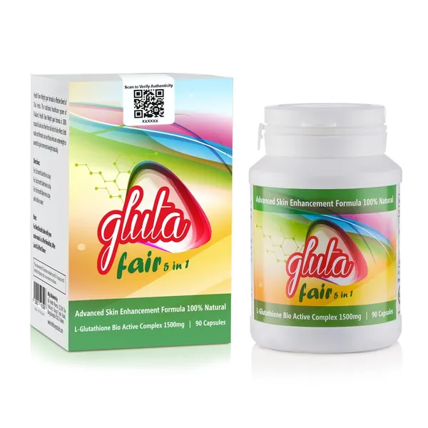 Bounty Bliss Gluta Fair 5-in-1 Skin Whitening Capsules | Glutathione, Vitamin C & Collagen Blend | Skin Brightening, Anti-Pigmentation & Glow Support | 90 Capsules — photo 3
