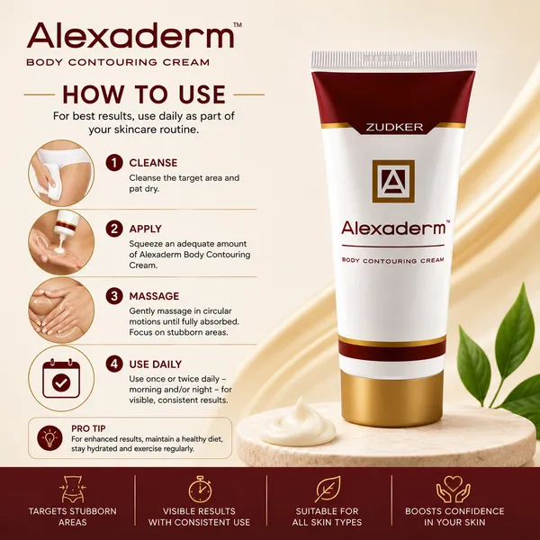 Bounty Bliss Alexaderm Breast Size Reduction Cream 35ml for natural breast firming and size control. Helps reduce excess fat, tighten skin, and improve breast shape safely — photo 3