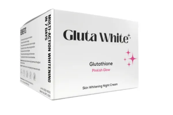 Bounty Bliss Gluta White Glutathione Pinkish Glow  Skin Whitening  Night Cream | Brightening & Anti-Pigmentation Face Cream | Hydrating & Even Tone Formula | Suitable for All Skin Types | 50g — photo 2