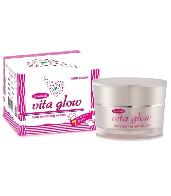 Bounty Bliss Pinkish Vita Glow Skin Whitening Cream 30g, Skin Glow Enhancing Moisturizer, Reduces Pigmentation and Dark Spots, for Women and Men, All Skin Types — photo 1