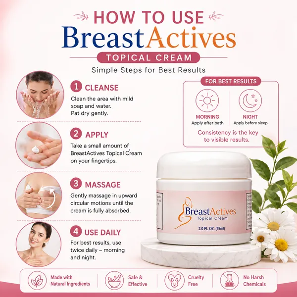 Bounty Bliss Breast Active Breast Size Enlargement Topical Firming Cream — photo 4