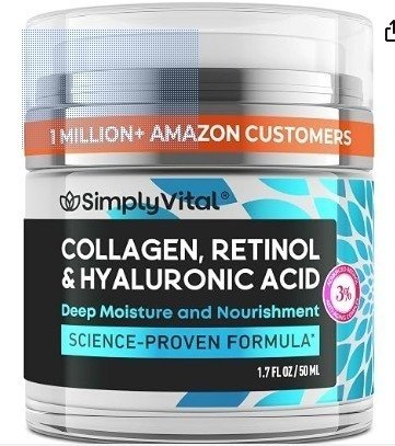 Anti-Aging Face Moisturizer with Retinol, Collagen & Hyaluronic Acid Moisturizer Face Cream for Women & Men - Firming & Hydrating Neck Cream - Day & Night Skin Care - 1.7 fl oz — photo 2