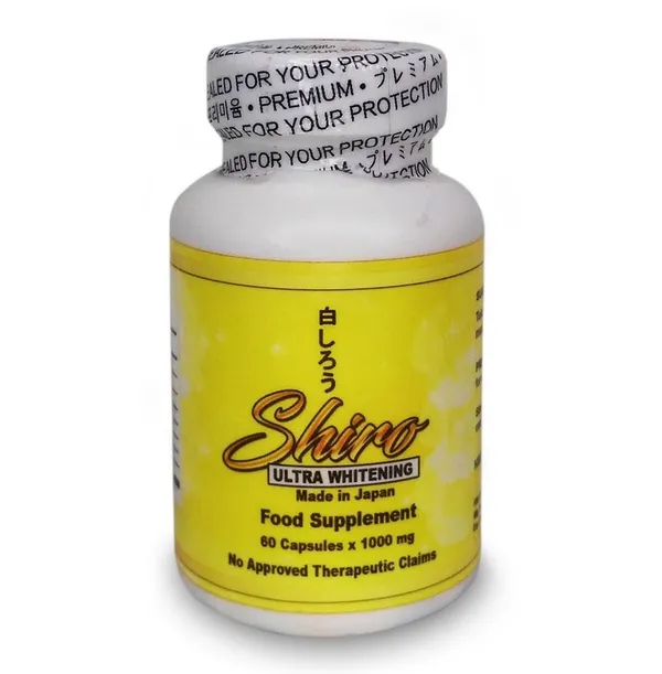 Bounty Bliss Shiro Ultra Brightening Glutathione Caps | Advanced Skin Brightening & Anti-Oxidant Formula | Supports Even Skin Tone & Radiant Glow | Daily Skin Care Supplement — photo 2