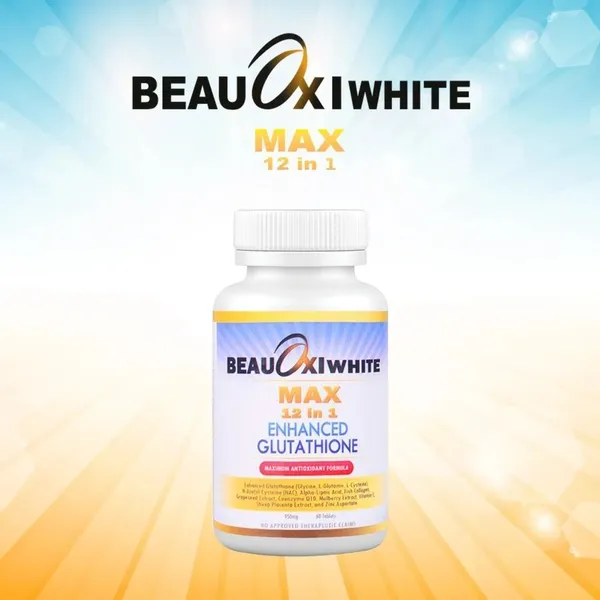 Bounty Bliss Beauoxi White Max 12 in 1 Enhanced Glutathione Skin Whitening Tablets | Advanced Skin Brightening Formula | Supports Even Skin Tone & Radiant Glow | 60 Tablets — photo 4