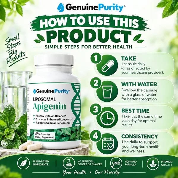 Bounty Bliss Genuine Purity Liposomal Apigenin  60 capsules — photo 2