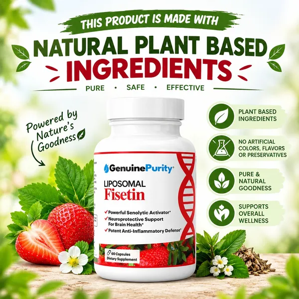 Bounty Bliss Genuine Purity Liposomal Fisetin 60 capsules — photo 4