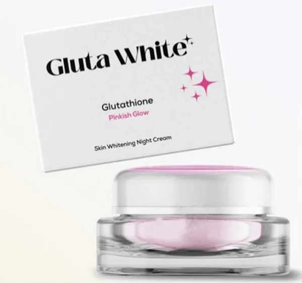 Bounty Bliss Gluta White Glutathione Pinkish Glow  Skin Whitening  Night Cream | Brightening & Anti-Pigmentation Face Cream | Hydrating & Even Tone Formula | Suitable for All Skin Types | 50g — photo 1