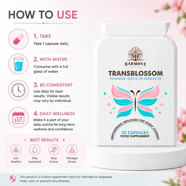 Bounty Bliss Transblossom Feminizer Feminizing Bum and Hip Capsules — photo 2