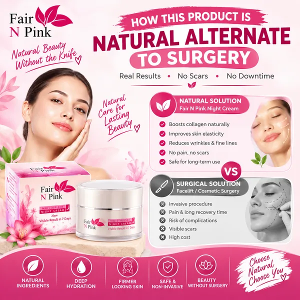 Bounty Bliss Fair And Pink Skin Whitening Night Cream, 30g — photo 3