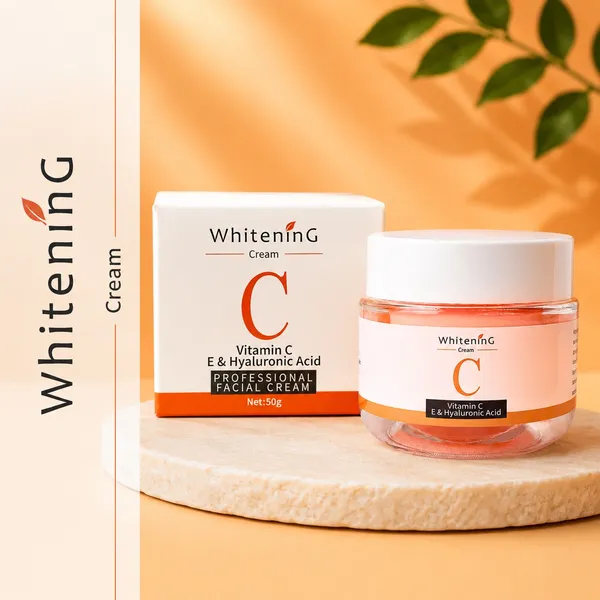 Bounty Bliss Mooyam Vitamin C Whitening Cream for Face Hyaluronic Acid Moisturizing Facial Cream Brightening & Hydrating Skin Care Professional Face Cream | 50g — photo 1