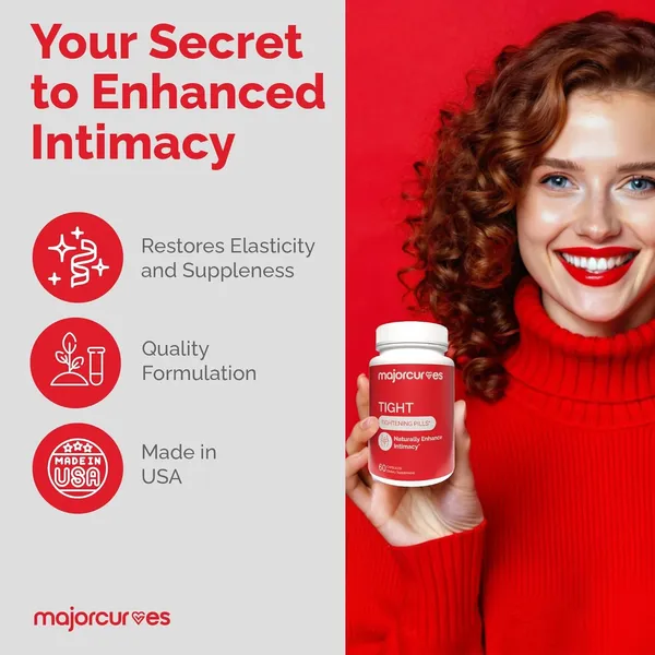 Bounty Bliss MajorCurves Tightening 60 pills - Instant Tightener Rejuvenation Intimate Femine Firming — photo 2