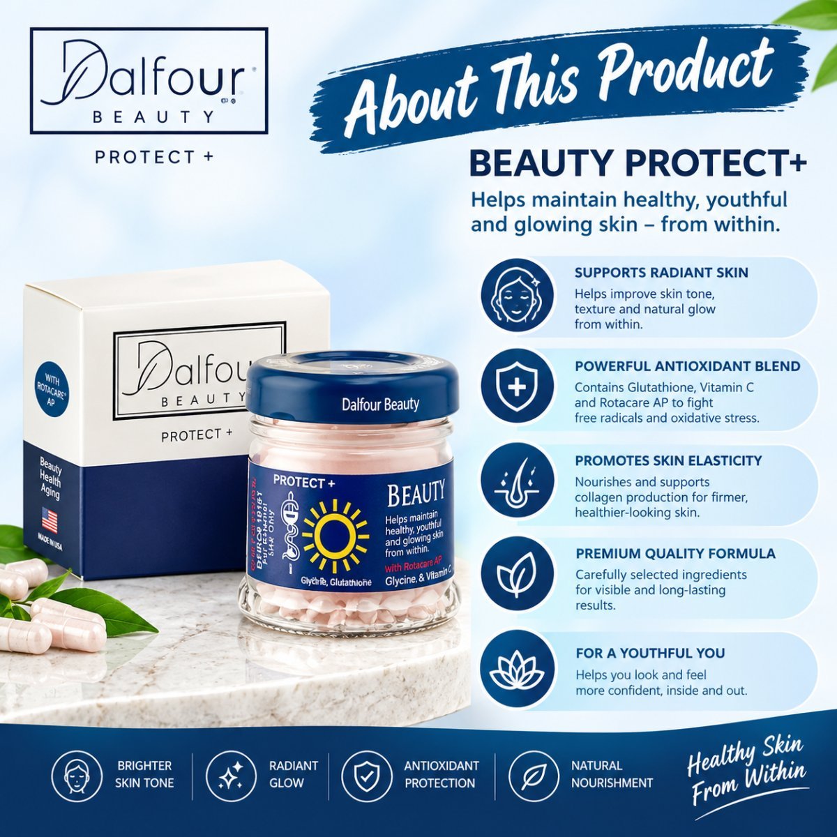 Bounty Bliss St Dalfour Authentic Excel M Logo Gold Seal Skin Whitening Cream 30G — photo 4