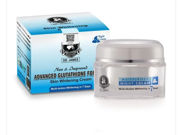 Bounty Bliss Dr James Glutathione Skin Whitening Night Cream | Even-Looking Skin | 30g — photo 1