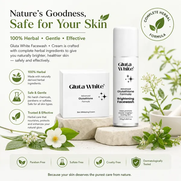 Bounty Bliss Gluta White Advanced glutawhite cream Brightening Original with Gluta White facewash Combo Security Seal & Code — photo 4