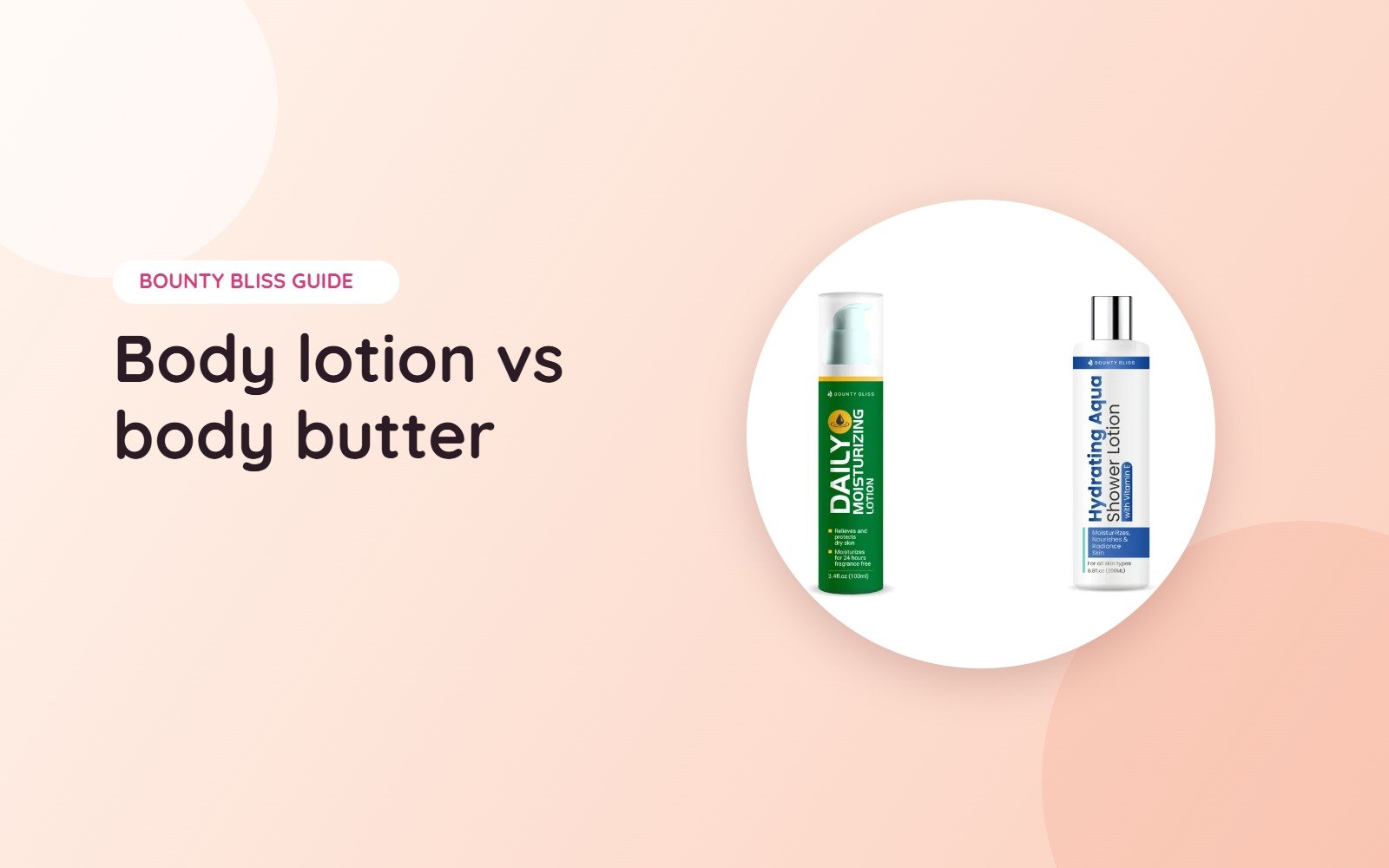 Body Lotion vs Body Butter: Which Should You Use?